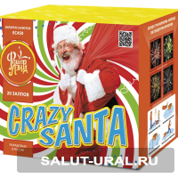 Батарея салюта Crazy Санта (20 залпов)  - Интернет-магазин пиротехники: салюты, фейерверки